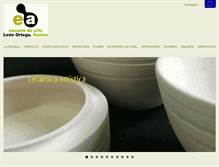 Tablet Screenshot of escueladeartedehuelva.com